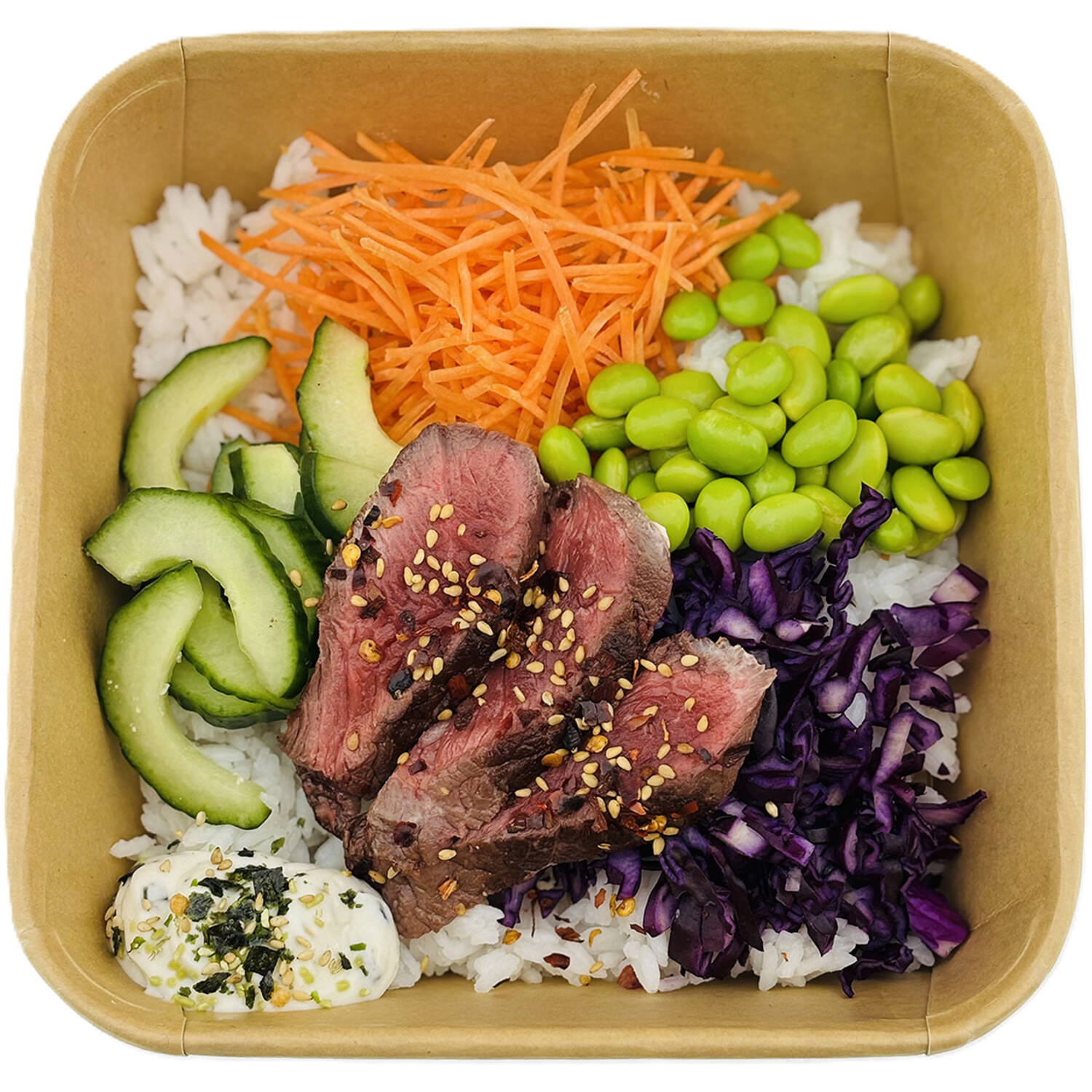 POKEBOWL GROENTE VLEES 800gr ALERT
